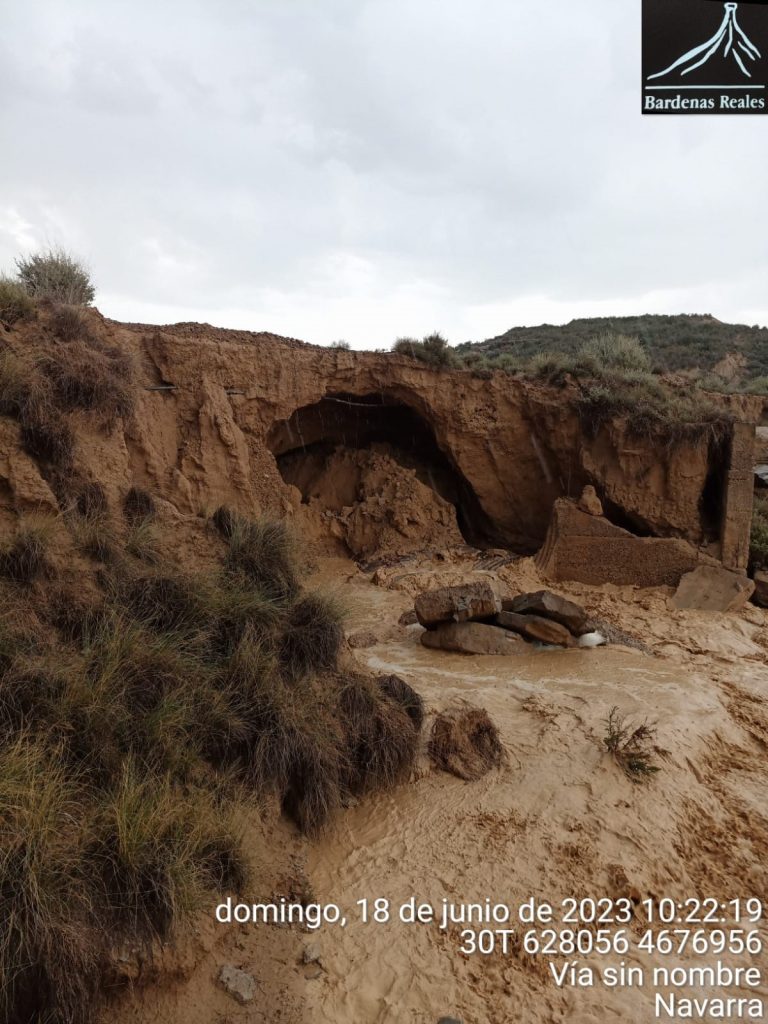 Cortes de Caminos debido a las Precipitaciones