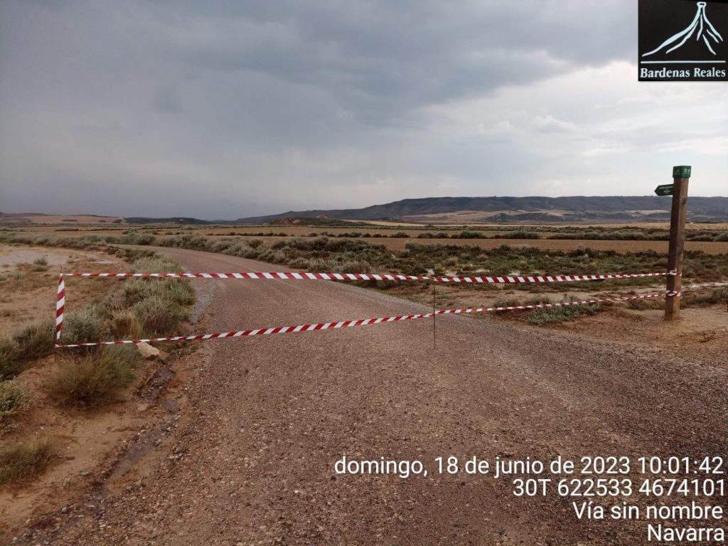Cortes de Caminos debido a las Precipitaciones