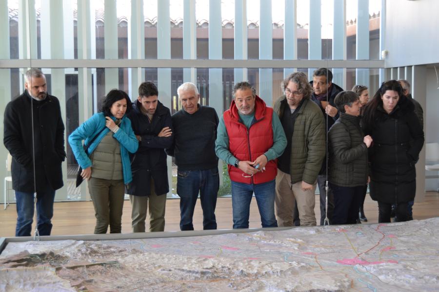 VISITA DE LA COMISION PARLAMENTARIA DE TURISMO A BARDENAS