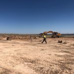 La Comunidad de Bardenas inicia las obras del nuevo centro de información turística en la Puerta Sur y anuncia la próxima actuación en la Puerta Norte