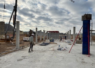 obras de los nuevos centros turísticos y del proyecto Rediles para ganadería